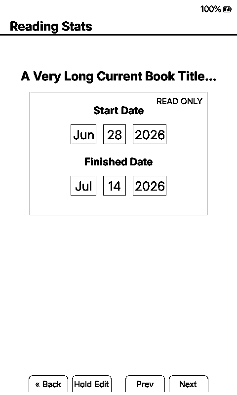 Book Dates locked