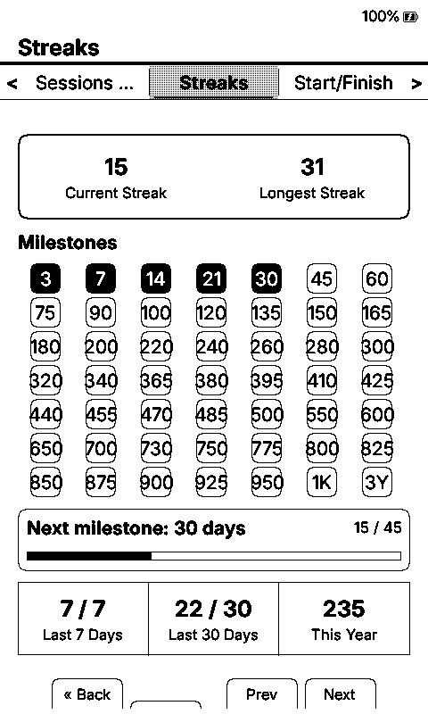 Streaks