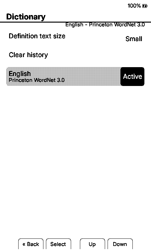Duet dictionary list