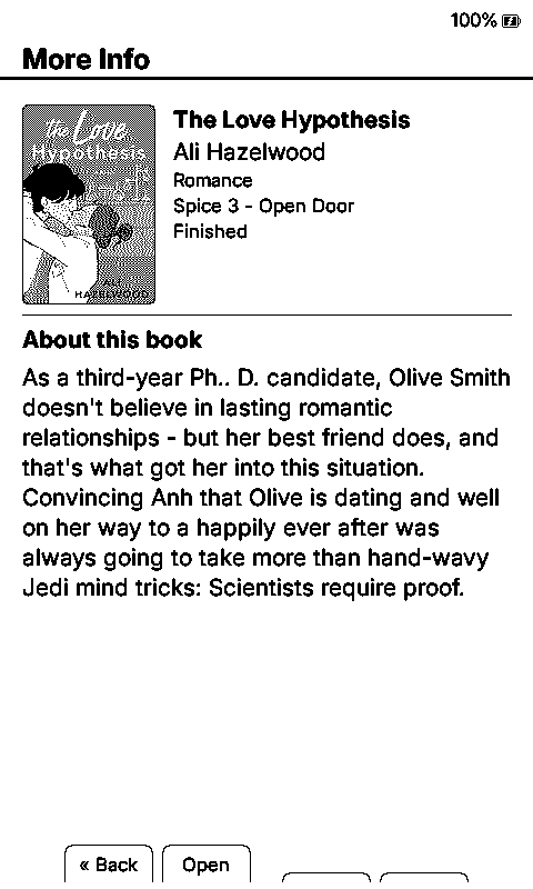 Duet Book Info from the reader